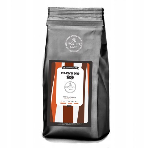 Kawa Ziarnista 1KG Arabika BLEND 99 Świeżo Palona