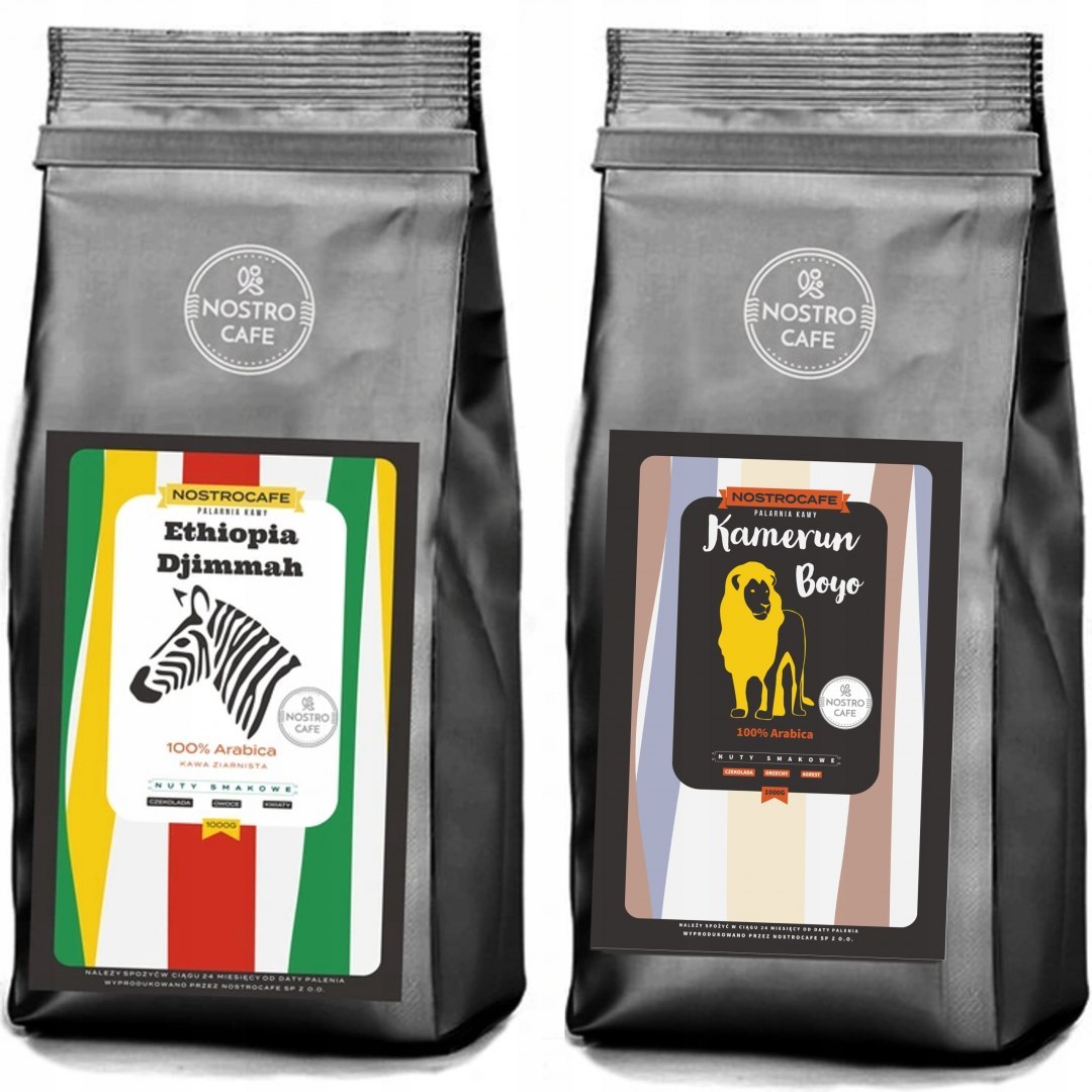 Kawa Ziarnista 2KG ETIOPIA DIJMMAH KAMERUN BOYO Kawa Ziarnista 2KG ETIOPIA DIJMMAH KAMERUN BOYO
