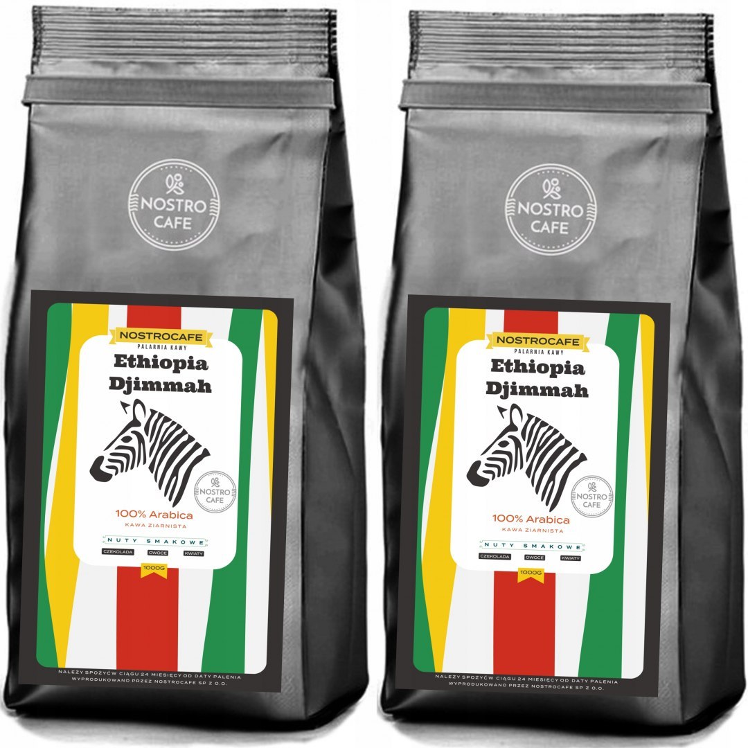 Kawa Ziarnista 2KG ETIOPIA DIJMMAH Świeżo Palona Kawa Ziarnista 2KG ETIOPIA DIJMMAH Świeżo Palona