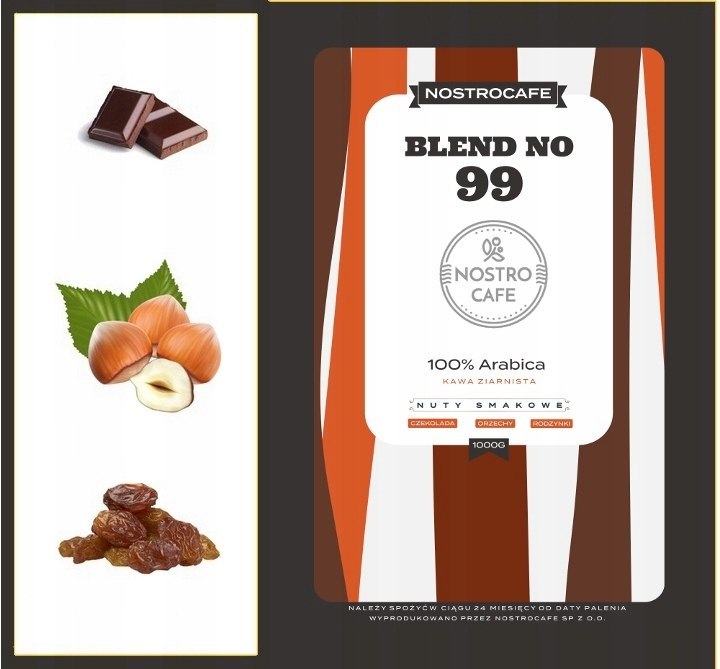 Kawa Ziarnista 2KG HONDURAS GV - BLEND 99 Kawa Ziarnista 2KG HONDURAS GV - BLEND 99
