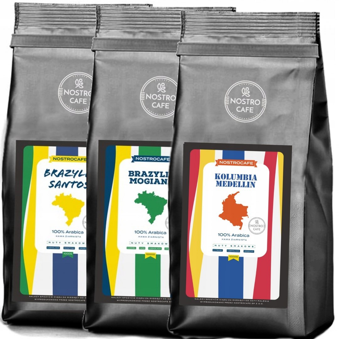 Kawa Ziarnista 3KG - SANTOS, MOGIANA, KOLUMBIA Kawa Ziarnista 3KG - SANTOS, MOGIANA, KOLUMBIA