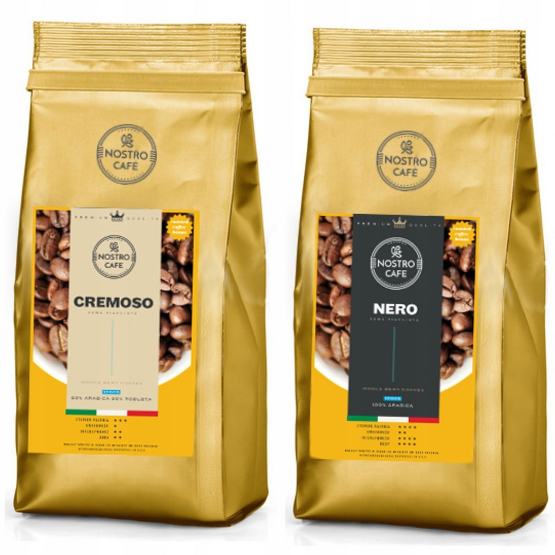 Kawa Ziarnista CREMOSO,NERO 2KG - Świeżo Palona Kawa Ziarnista CREMOSO,NERO 2KG - Świeżo Palona