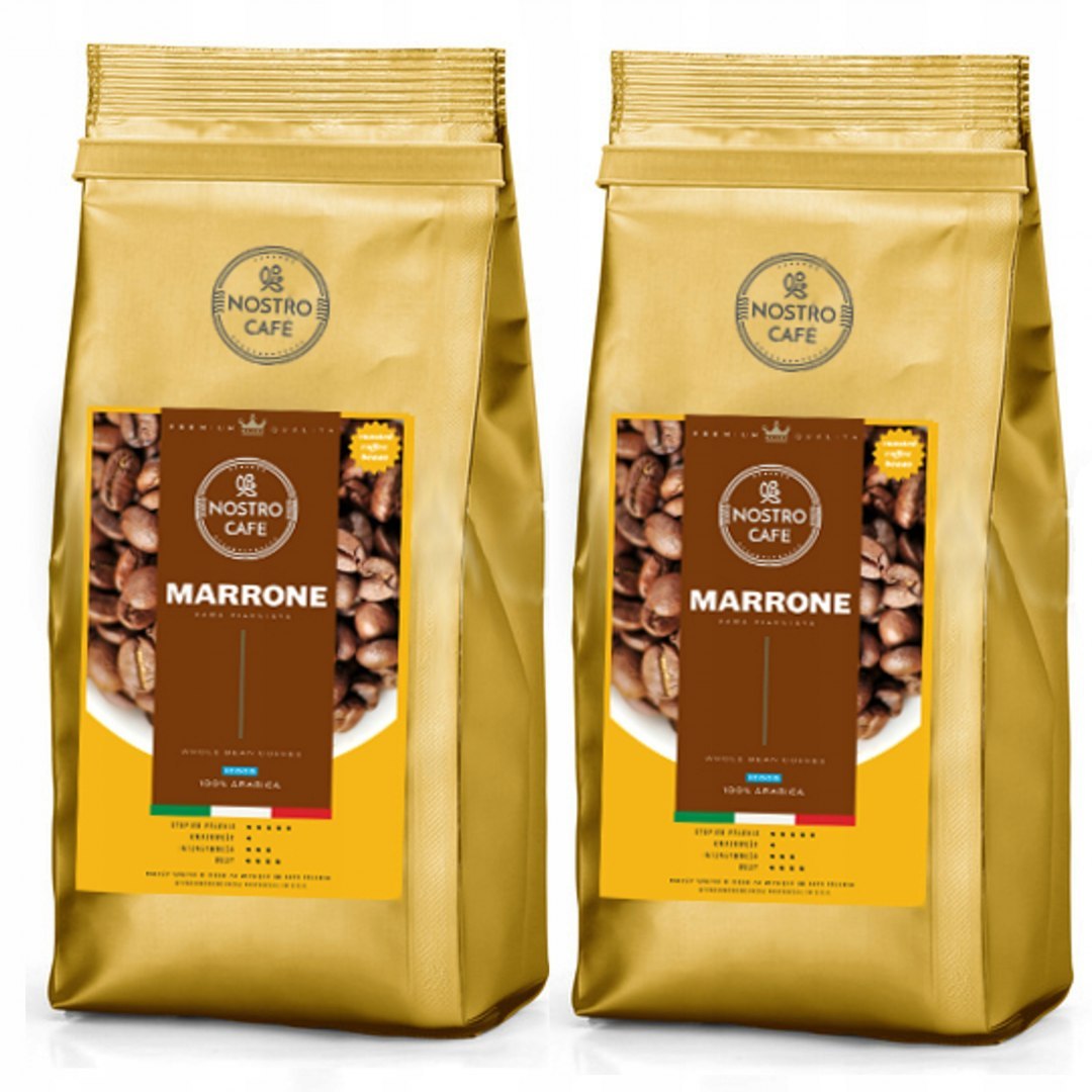 Kawa Ziarnista MARRONE 2KG Arabika 100% Kawa Ziarnista MARRONE 2KG Arabika 100%